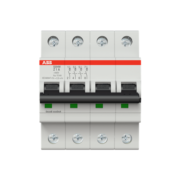 S204M-D25 Miniature Circuit Breaker - 4P - D - 25 A image 5