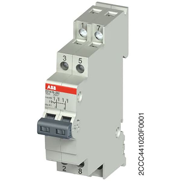 E214-16-202Group Switch,16 A,acc. to EN 250 V AC,0NO,0NC,2CO, El. Color:Grey, MW:1 image 2