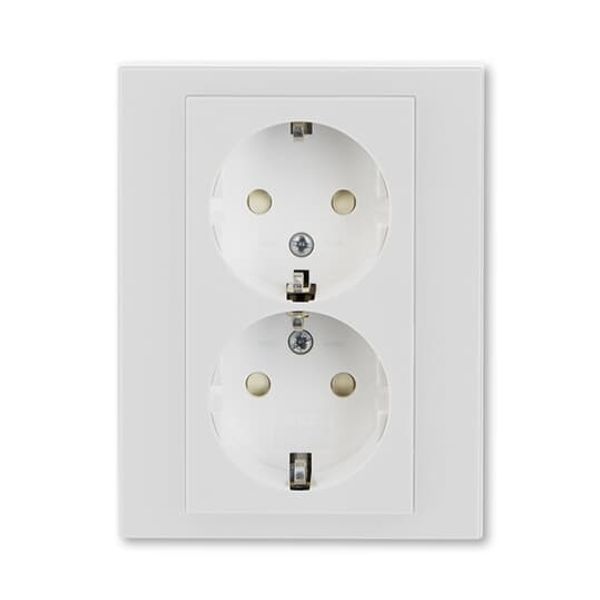 5522H-C03457 16 Outlet double Schuko shuttered image 1