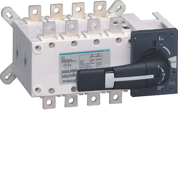 Change-over switch 4P 125A image 1