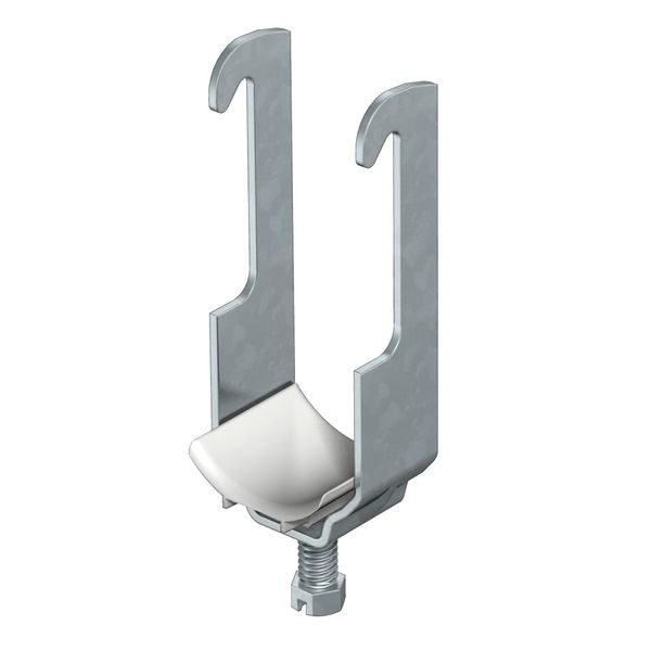 2056W 64 FT  Clamp clip, single, 58-64mm, Steel, St, hot-dip galvanized, DIN EN ISO 1461 image 1