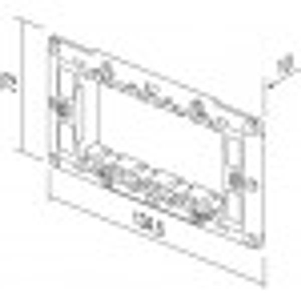 MOUNTING FRAME WITH SCREWS 4M 4324233 image 2