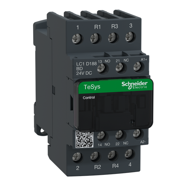 TeSys Deca contactor - 4P(2 NO + 2 NC) - AC-1 - = 440 V 32 A - 24 V DC coil image 5