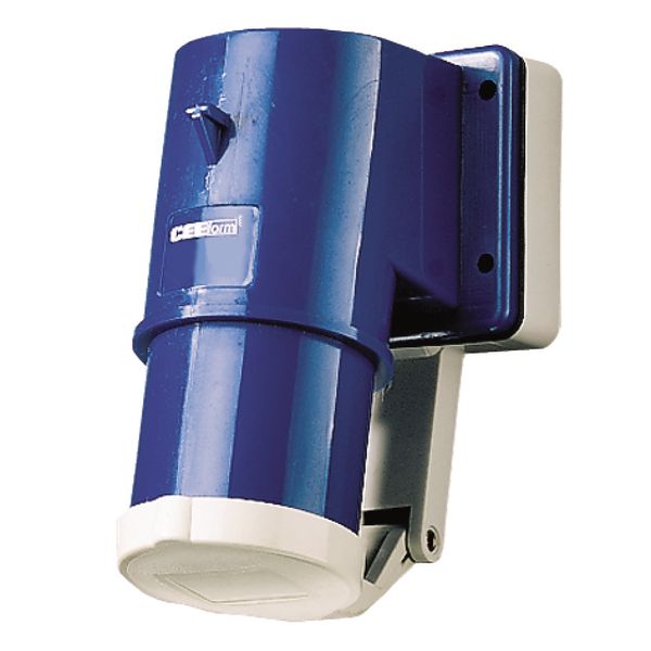 Panel mounted inlet, 32A5p9h230V, IP44 image 1