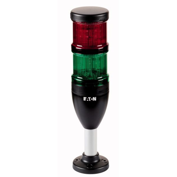 Complete device,red-green, LED,24 V,including base 100mm image 1