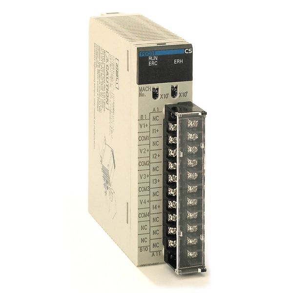 Isolated DC analog input unit, 8 x inputs 4 to 20 mA, 0 to 10 V, 0 to image 1