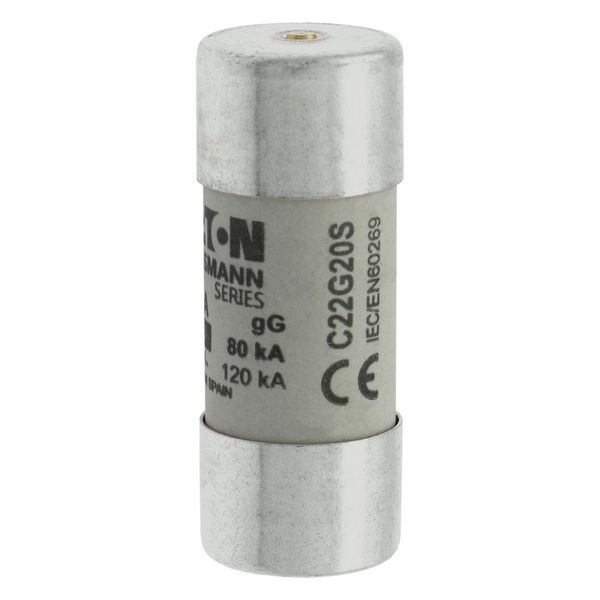 Fuse-link, LV, 20 A, AC 690 V, 22 x 58 mm, gL/gG, IEC, with striker image 8