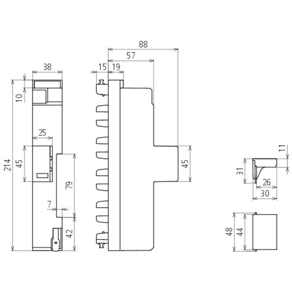 Type 1+2+3 comb. arrester DEHNshield ZP Basic 2 for TN-S systems image 2