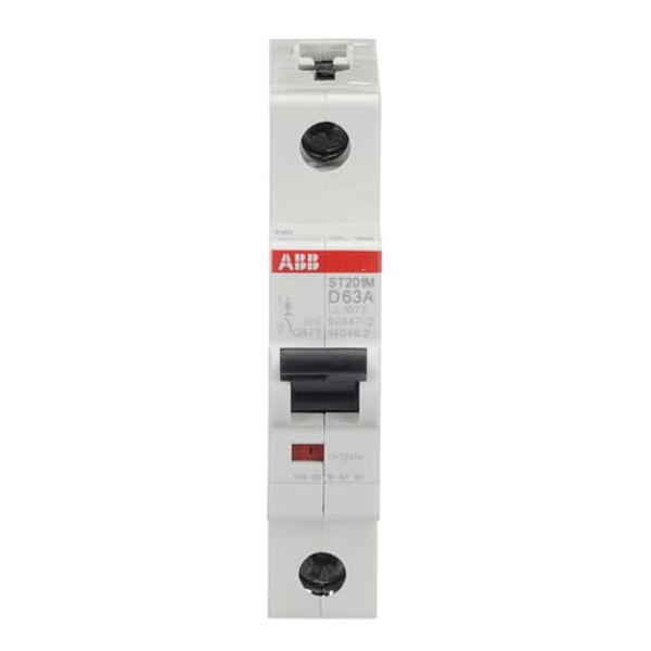 ST201M-D63 Miniature Circuit Breaker - 1P - D - 63 A image 1