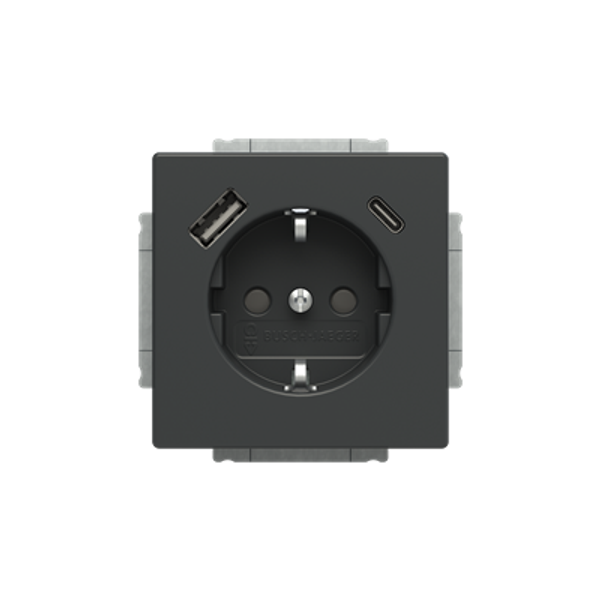 20 EUCB2USBAC-81-500 Rozete ar USB A+C image 1