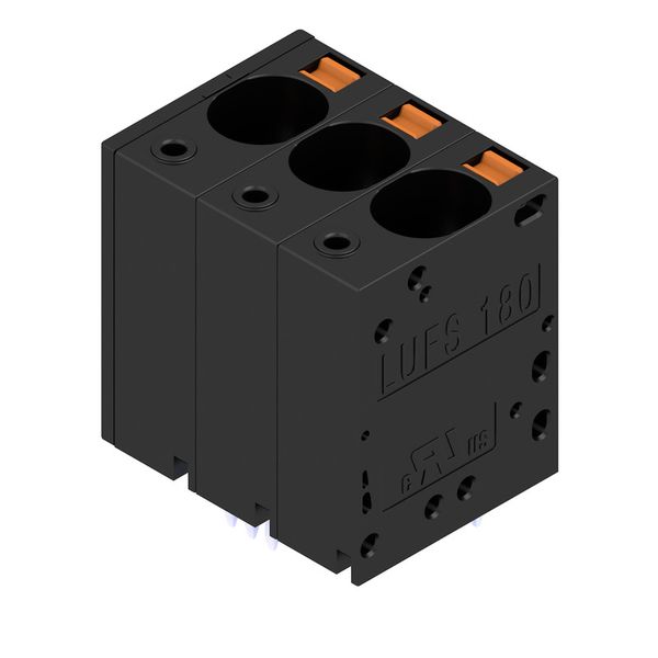 PCB terminal, 10.00 mm, Number of poles: 3, Conductor outlet direction image 3