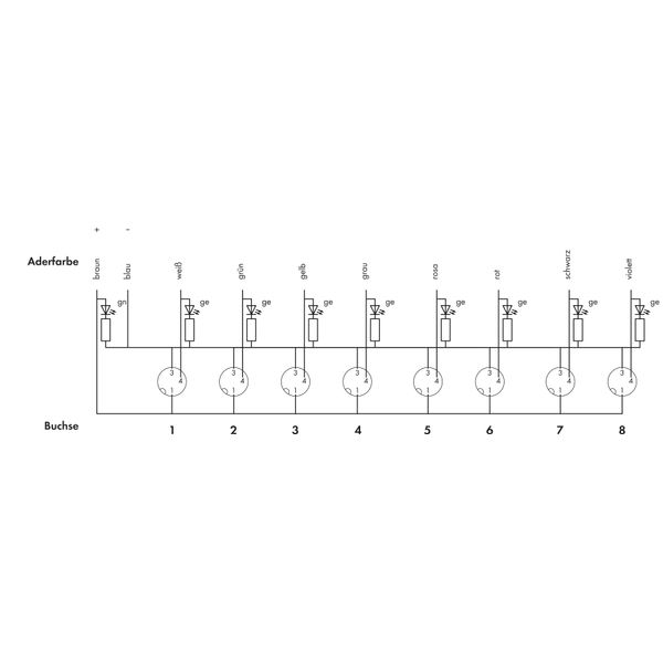 M8 sensor/actuator box 8-way 3-pole image 5