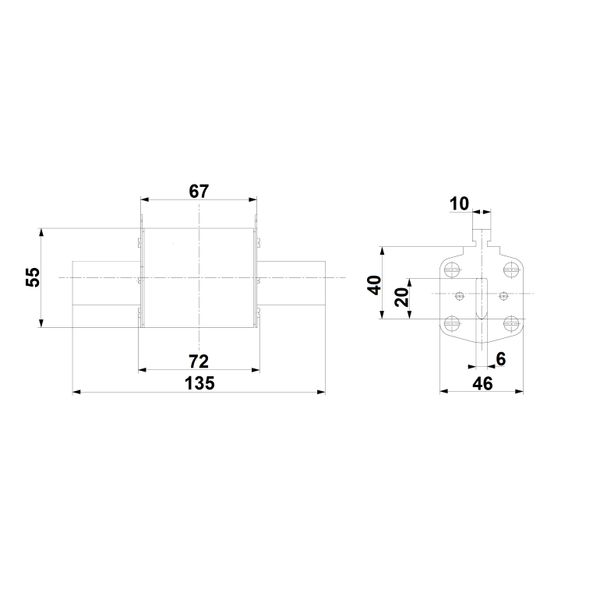 HRC fuse element, size 1, 200A, 400VAC image 5