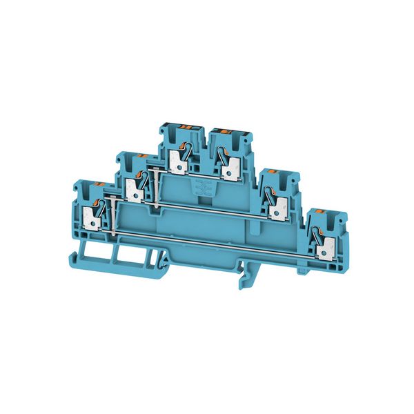 Multi-tier modular terminal, PUSH IN, 2.5 mm², 800 V, 24 A, Number of  image 1