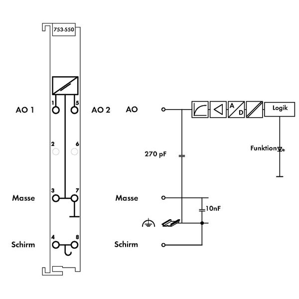 2-channel analog output 0 ... 10 VDC light gray image 5