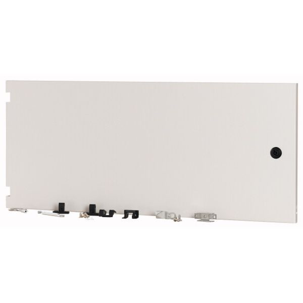 Section wide door, closed, HxW=400x800mm, IP55, grey image 1