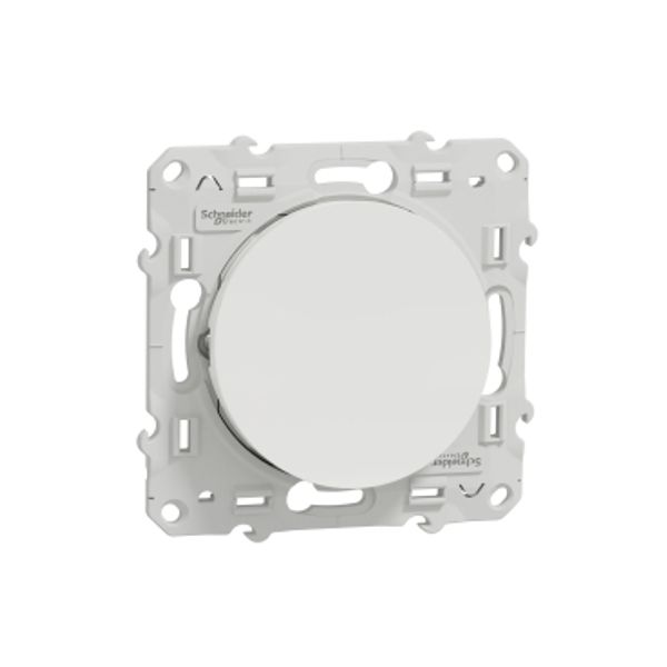 Odace, switch 1-pole 2-way, 10 AX, white luminous image 3