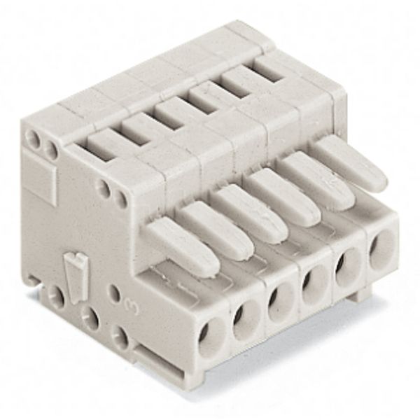 1-conductor female connector CAGE CLAMP® 1.5 mm² light gray image 5