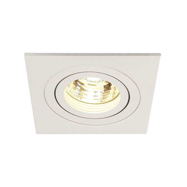 NEW TRIA I GU10 downlight, max. 50W, angular, alu, white image 7