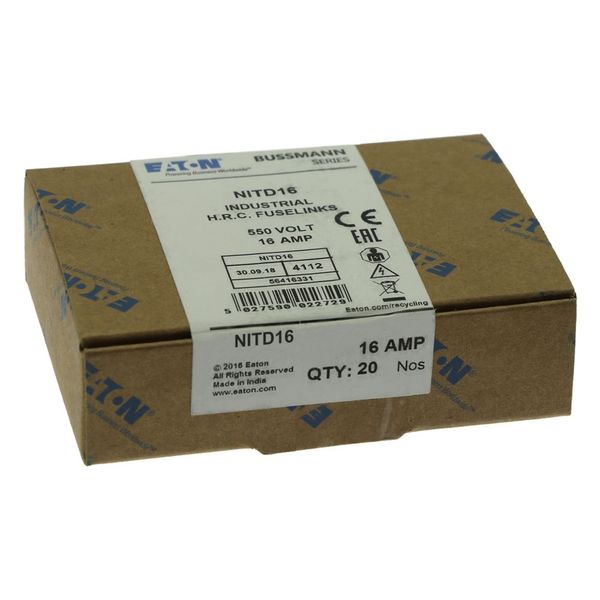 Fuse-link, LV, 16 A, AC 550 V, BS88/A1, 14 x 55 mm, gL/gG, BS image 12