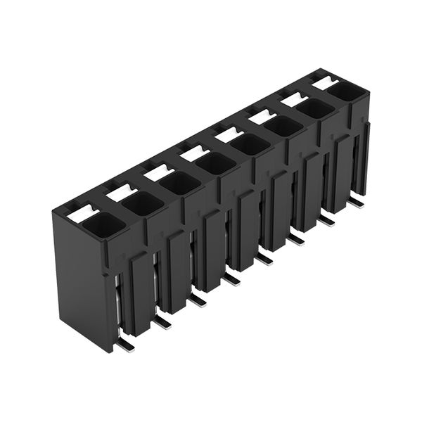 SMD PCB terminal block push-button 1.5 mm², black image 1
