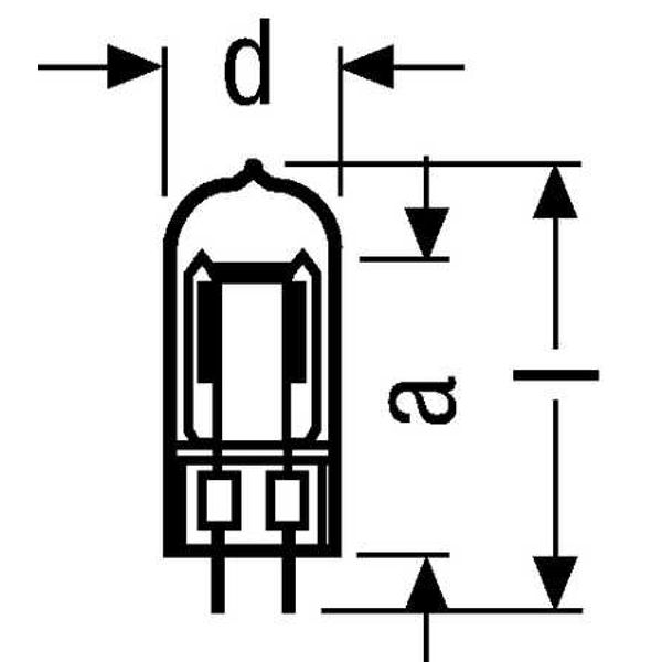 64575 1000W 240V GX6.35 12X1 OSRAM image 2