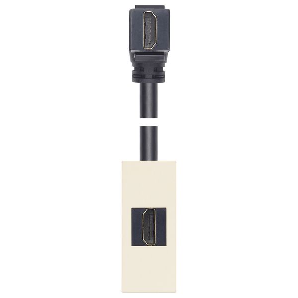 HDMI outlet with 90° cable canvas image 1