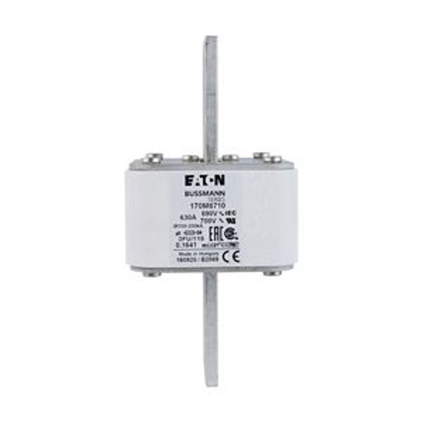 Fuse-link, high speed, 900 A, AC 1500 V, size 3, 76 x 92 x 125 mm, aR, IEC, single indicator image 1