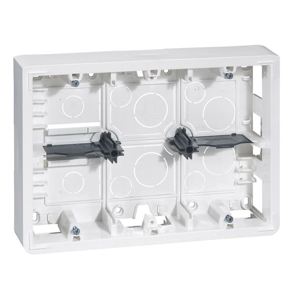 Surface-mounting box Mosaic- 2x6, 2x8 or 2x3x2 modules - depth 46 mm image 2