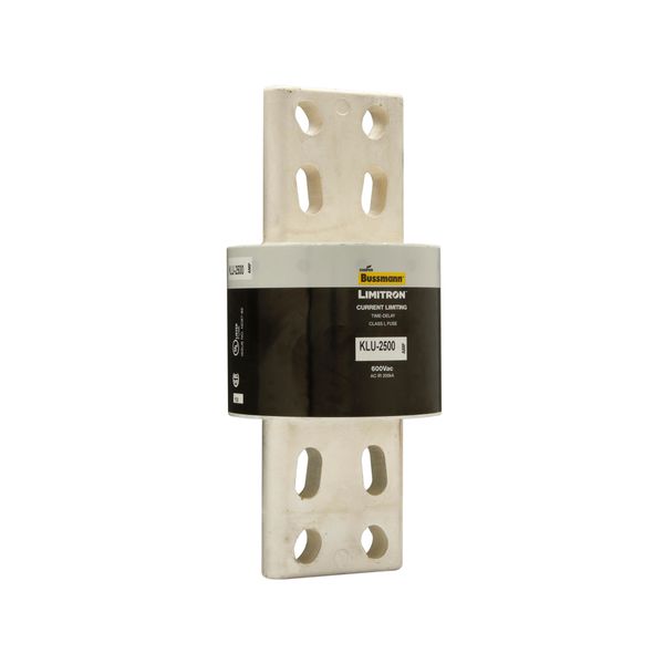 Eaton Bussmann series KLU fuse, 600V, 2500A, 200 kAIC at 600 Vac, Non Indicating, Current-limiting, Time Delay, Bolted blade end X bolted blade end, Class L, Bolt image 16