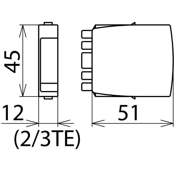 Combined arrester module for 1 pair BLITZDUCTOR XT image 2