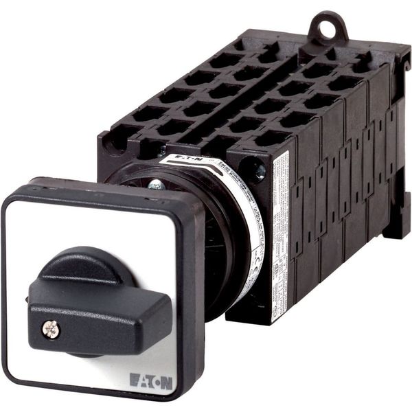 Multi-speed switches, T0, 20 A, rear mounting, 10 contact unit(s), Contacts: 19, 60 °, maintained, With 0 (Off) position, 1-2-3, Design number 15104 image 1