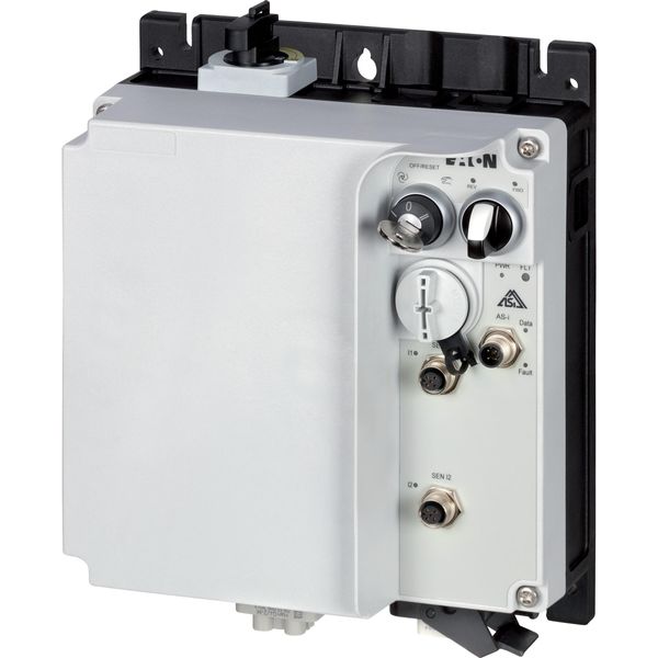 Reversing starter, 6.6 A, Sensor input 2, AS-Interface®, S-7.A.E. for 62 modules, HAN Q4/2, with manual override switch image 5