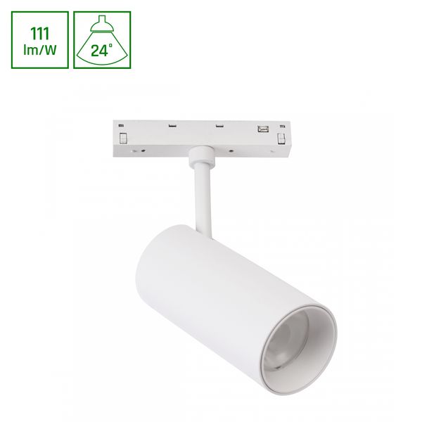 SYSTEM SHIFT BASIC - SPOT L LUMINAIRE  DIRECTIONAL 55X120X180MM 20W 2700K WHITE image 1