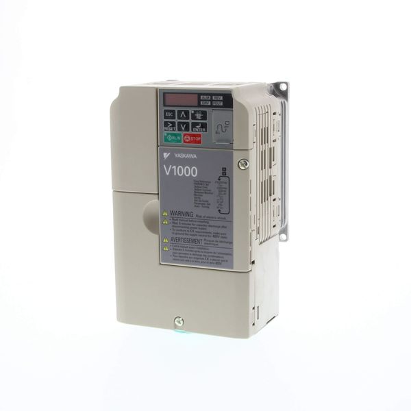 V1000 Inverter drive, 0.55/0.75KW(HD/ND), 1.8/2.1A(HD/ND), 400 VAC, th AA034869M image 1