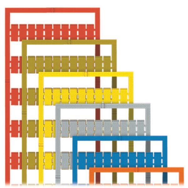 WMB marking card as card for terminal block width 5 - 17.5 mm brown image 1