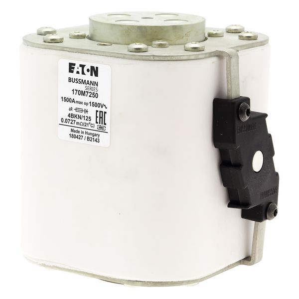 Fuse-link, high speed, 1500 A, AC 1500 V, size 4, 120 x 105 x 125 mm, aR, IEC, single indicator image 6