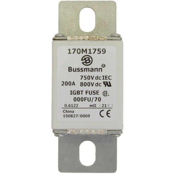 Fuse-link, high speed, 160 A, DC 750 V, size 000, 24 x 36 x 96 mm, aR, IEC, UL image 16