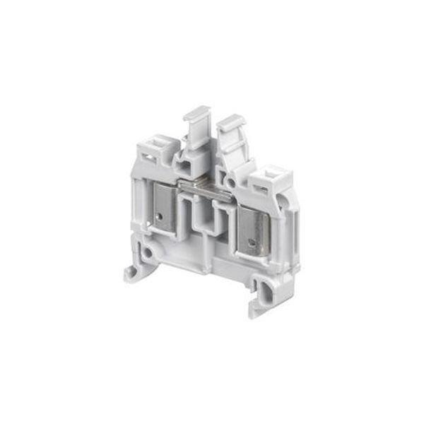 D4/8,ADO,EX, TERMINAL BLOCK, FEED THROUGH, 8MM SPACING, 8X50X41MM, DIN RAIL MOUNT image 1