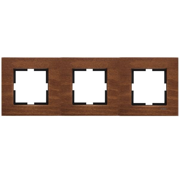 Novella Accessory Walnut Tree Three Gang Frame image 1