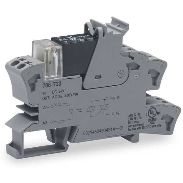 Solid-state relay module Nominal input voltage: 24 VDC Output voltage image 3