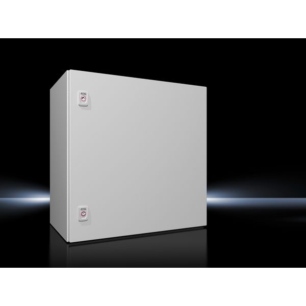 AX Compact enclosure, WHD: 600x600x350 mm, sheet steel image 1