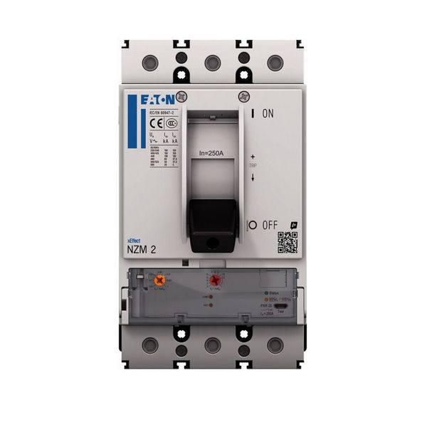 NZM2 PXR10 circuit breaker, 250A, 4p, Screw terminal image 4