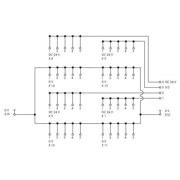 Potential distribution module 4 potentials with 6 connection points ea image 6