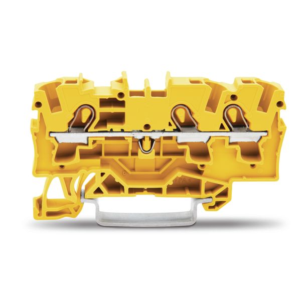 3-conductor through terminal block 4 mm² suitable for Ex e II applicat image 1