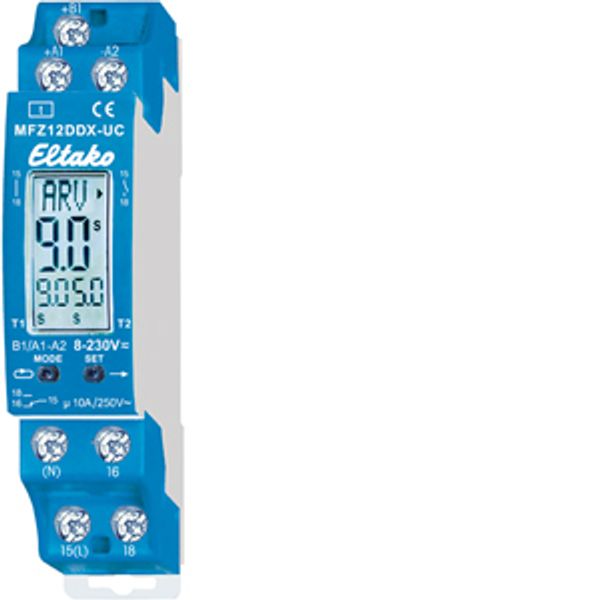 Digital settable multifunction time relay, 1 CO contact 10A image 1