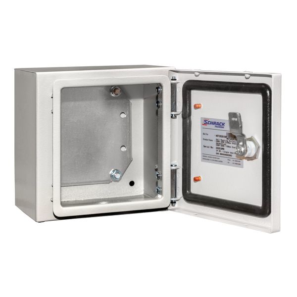 Wall-mounted enclosure 1 door IP65 H=200 W=200 D=155 mm image 4