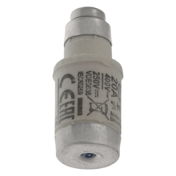 Fuse-link, LV, 20 A, AC 400 V, D02, aR, IEC, ultra rapid image 9