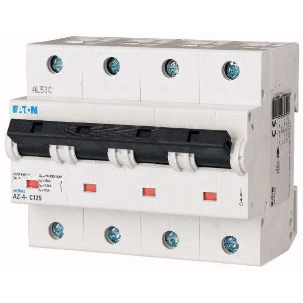 Miniature circuit breaker (MCB), 80A, 4p, type B characteristic image 1