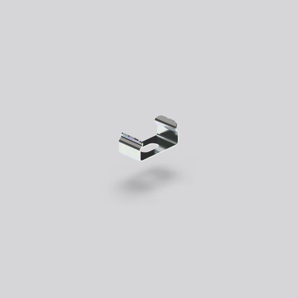 Steel spring clip L 20 B 10 H 9 colour: inox image 1